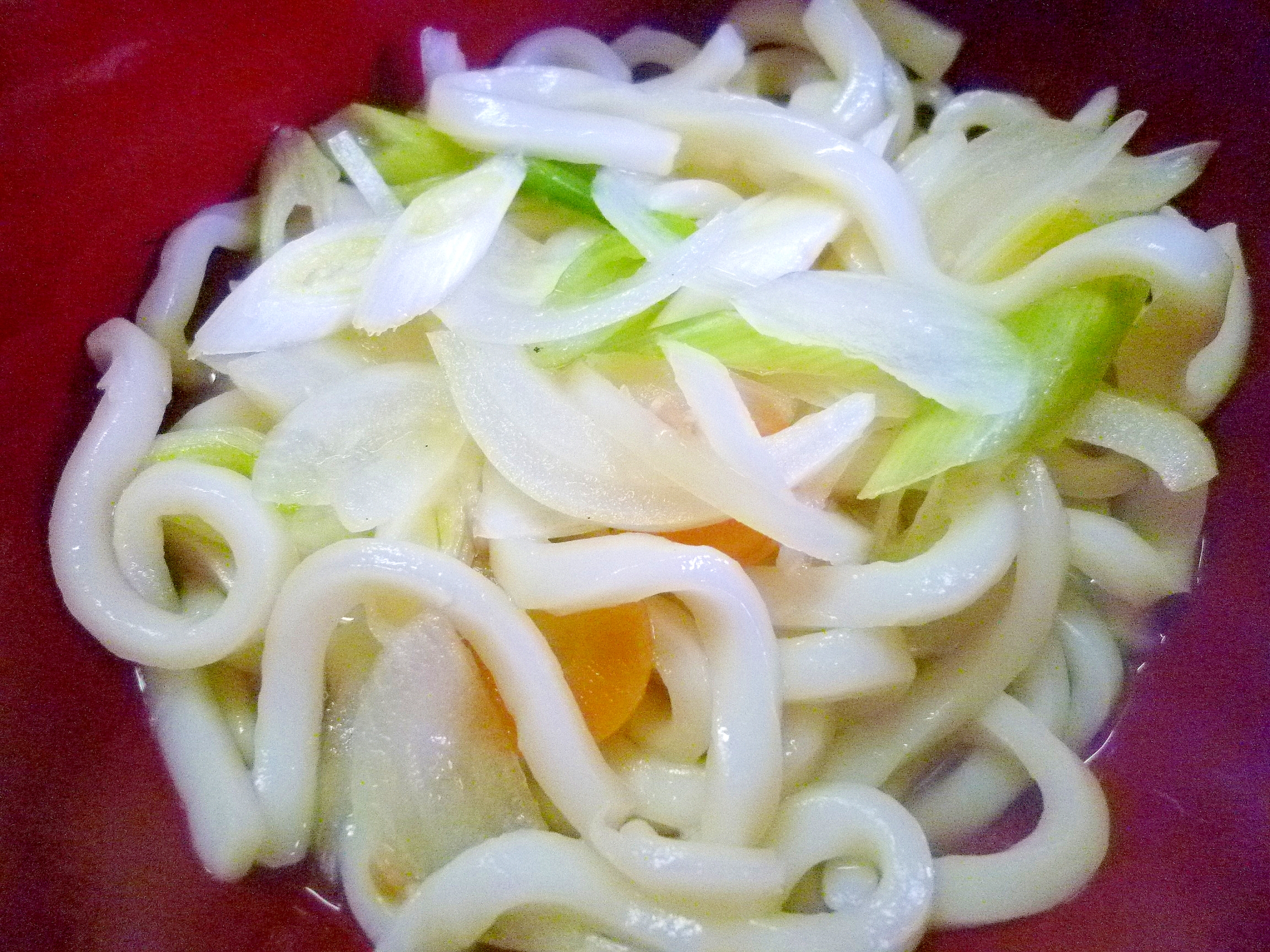 簡単一人飯　醤油麹でうどん