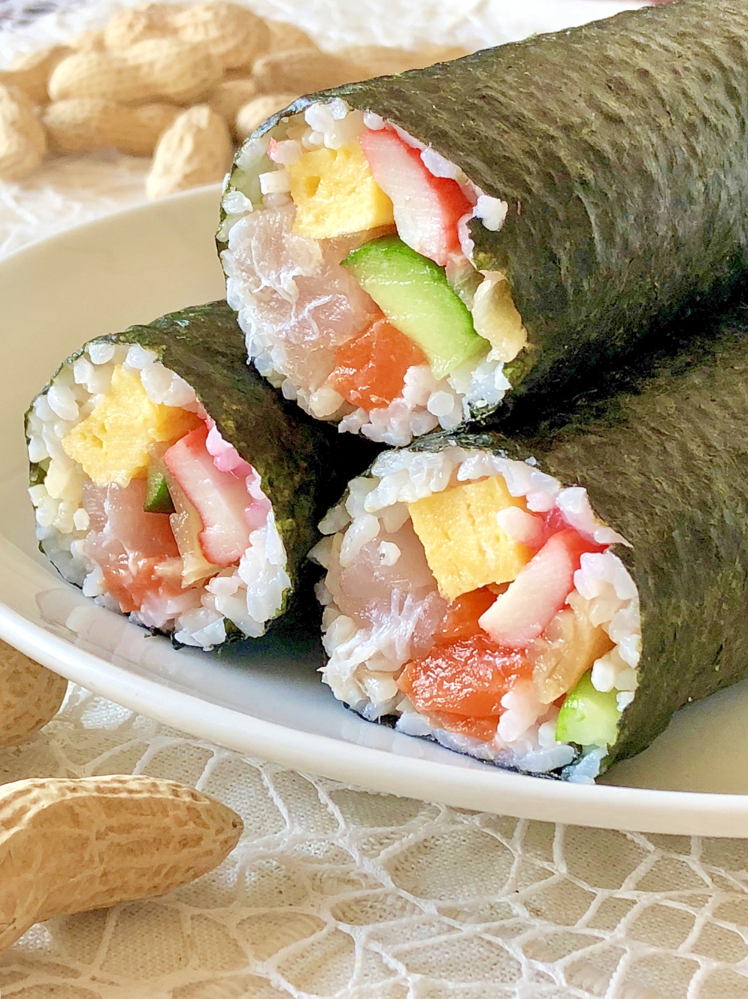 節分に★7種の具材の恵方巻き