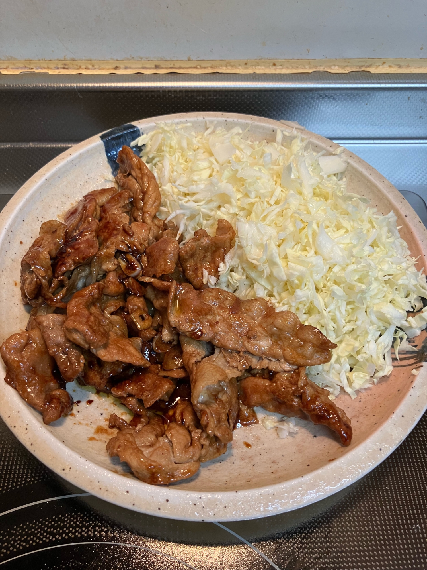 ニンニクでスタミナ♪豚肉のトンテキソース焼き^_^