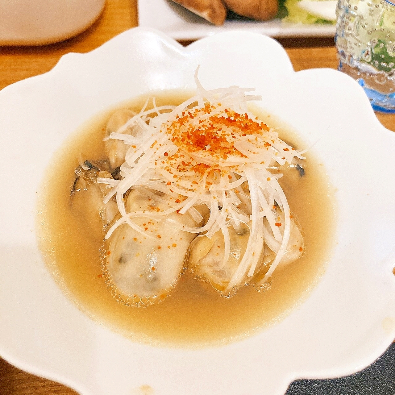 日本酒にあわせたい◎牡蠣のさっと煮