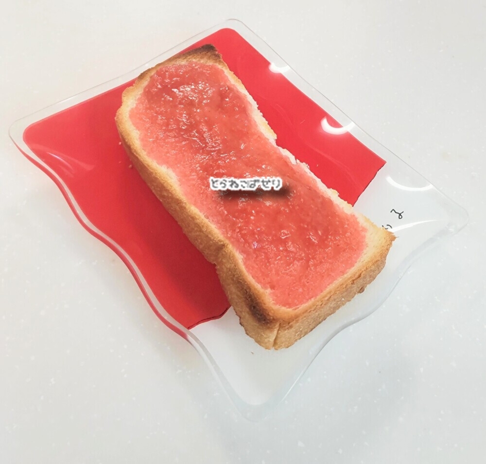 いちごジャムトースト