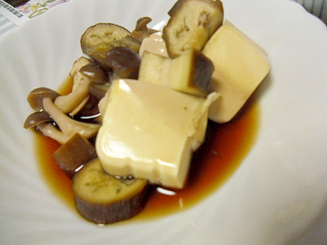湯豆腐とナス