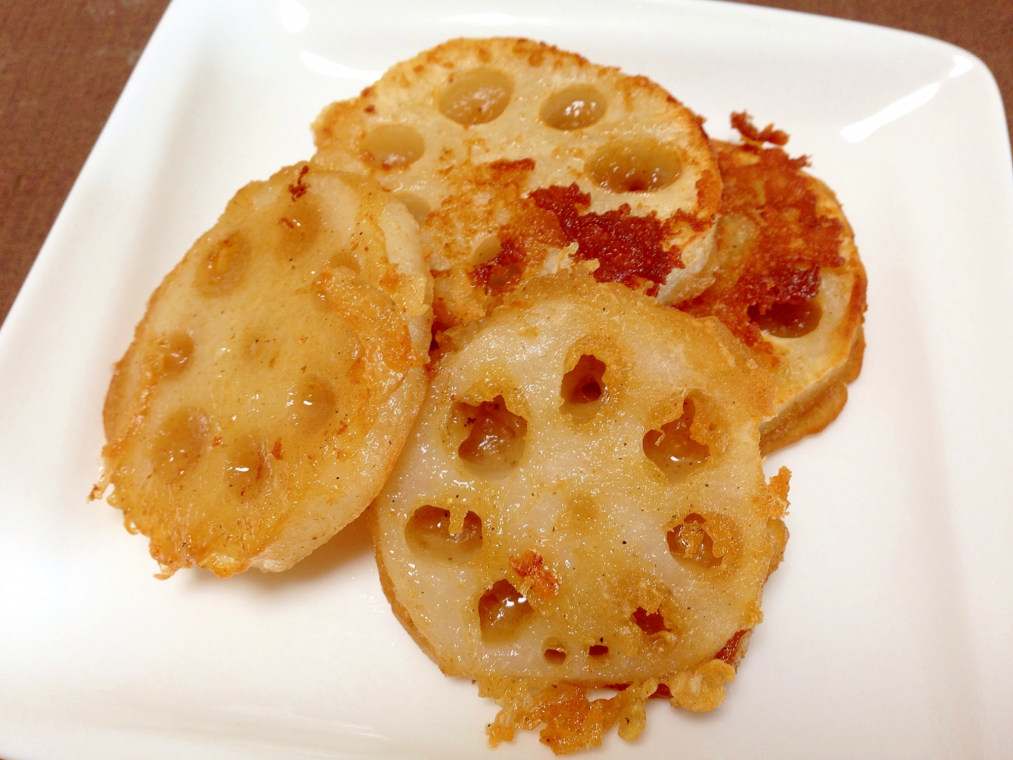 唐揚げ粉で☆レンコンの唐揚げ