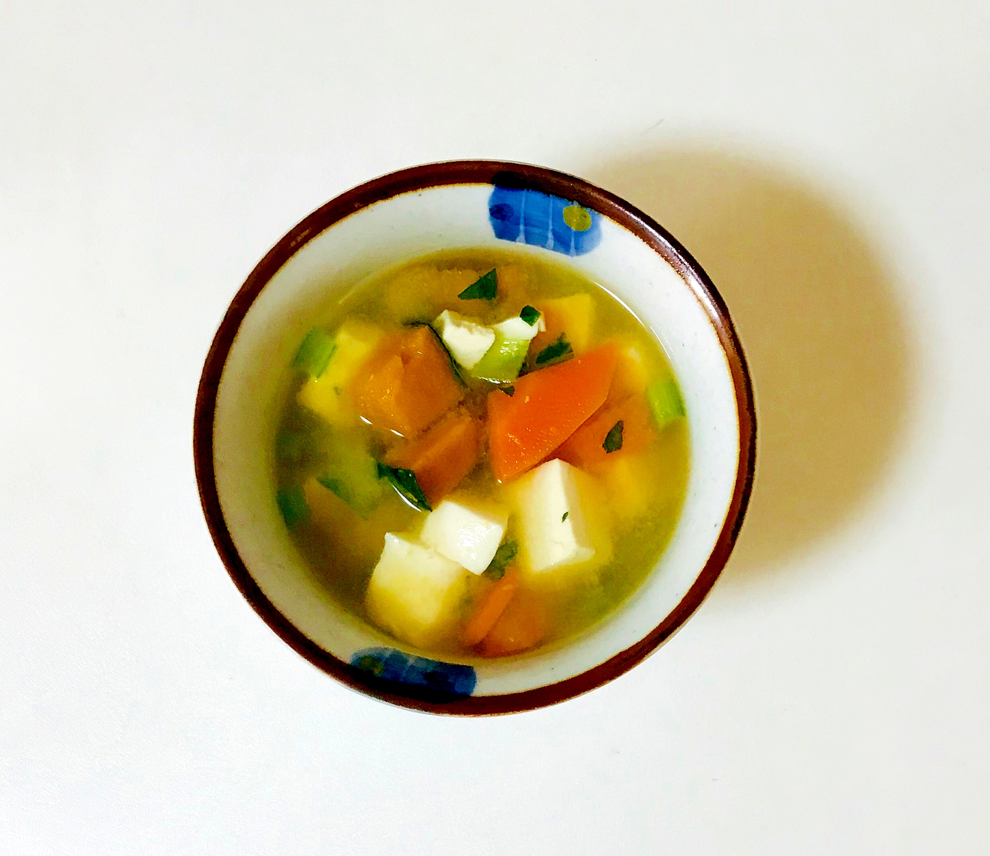 冷凍野菜の味噌汁