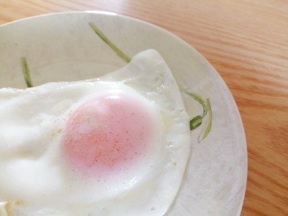 鶏油の目玉焼き