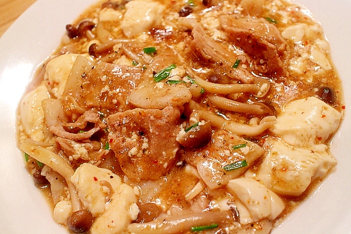 安い！早い！美味しい！麻婆豆腐風の豚肉豆腐