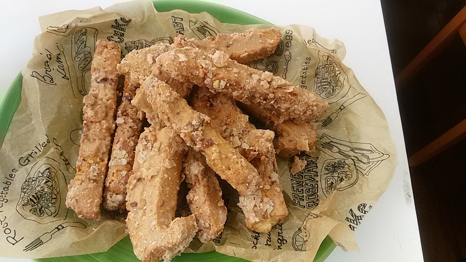 ココナッツバターを使ってビスコッティ レシピ 作り方 By サチエおかみ 楽天レシピ