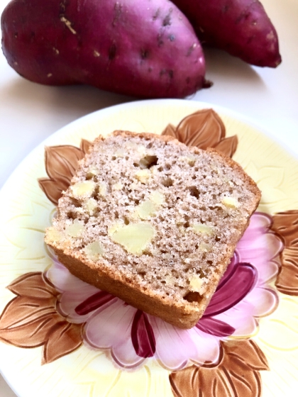 しっとり＆どっしり、さつま芋のパウンドケーキ