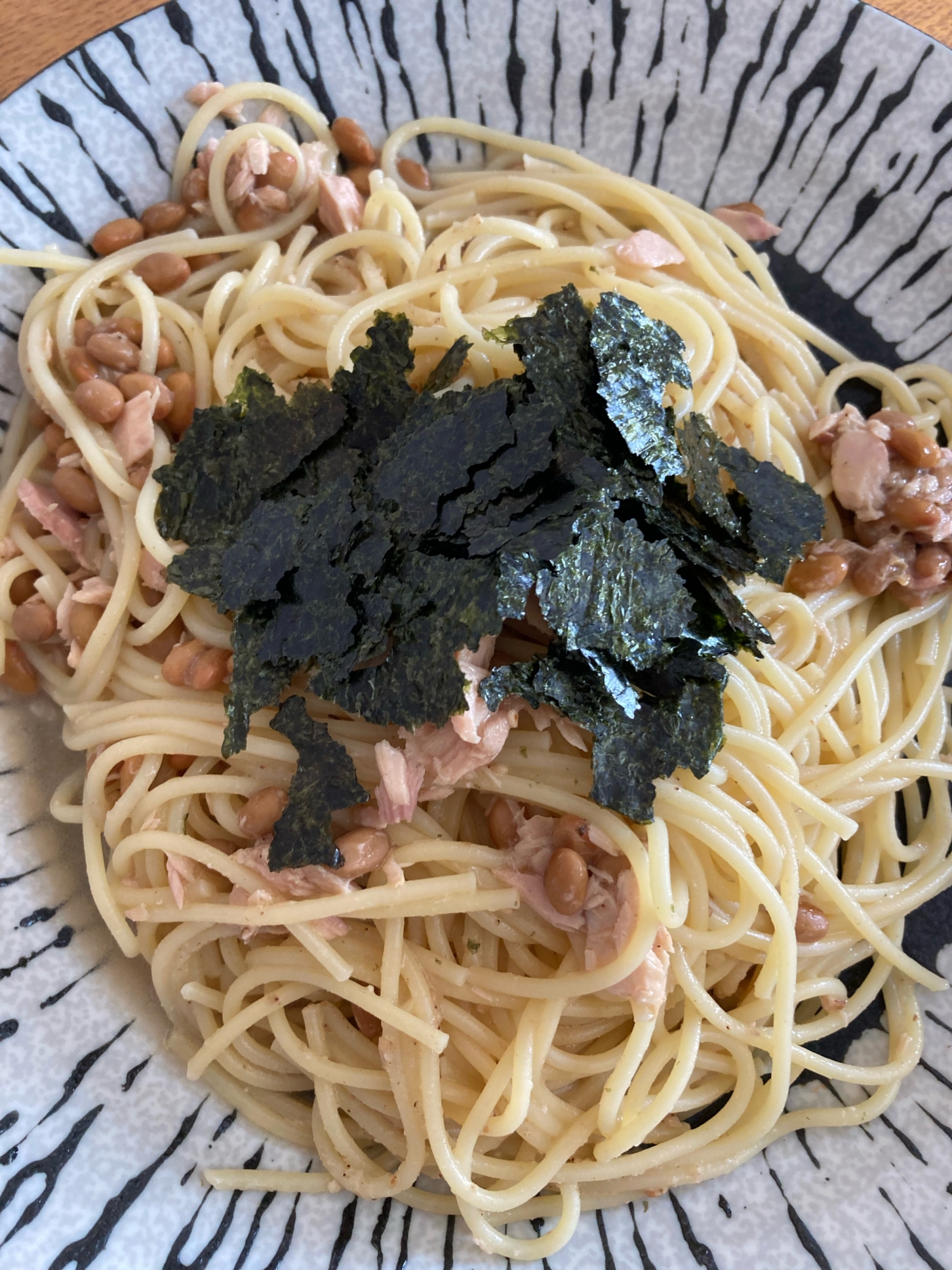 超簡単納豆パスタ