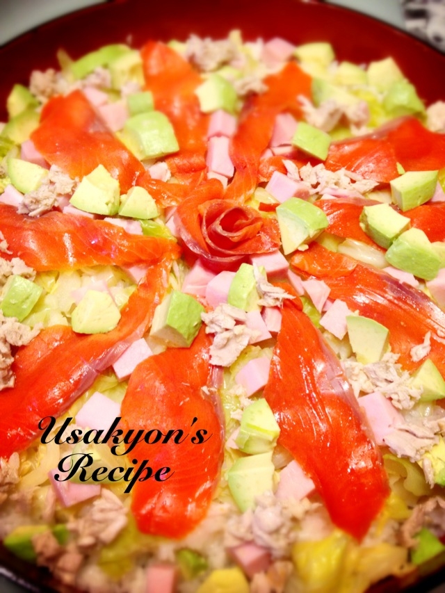 甘酢キャベツ入り サーモン アボカドのちらし寿司 レシピ 作り方 By うさきょん2336 楽天レシピ 甘酢キャベツ入り サーモン アボカドのちらし寿司 レシピ 作り方 By うさきょん2336 楽天レシピ