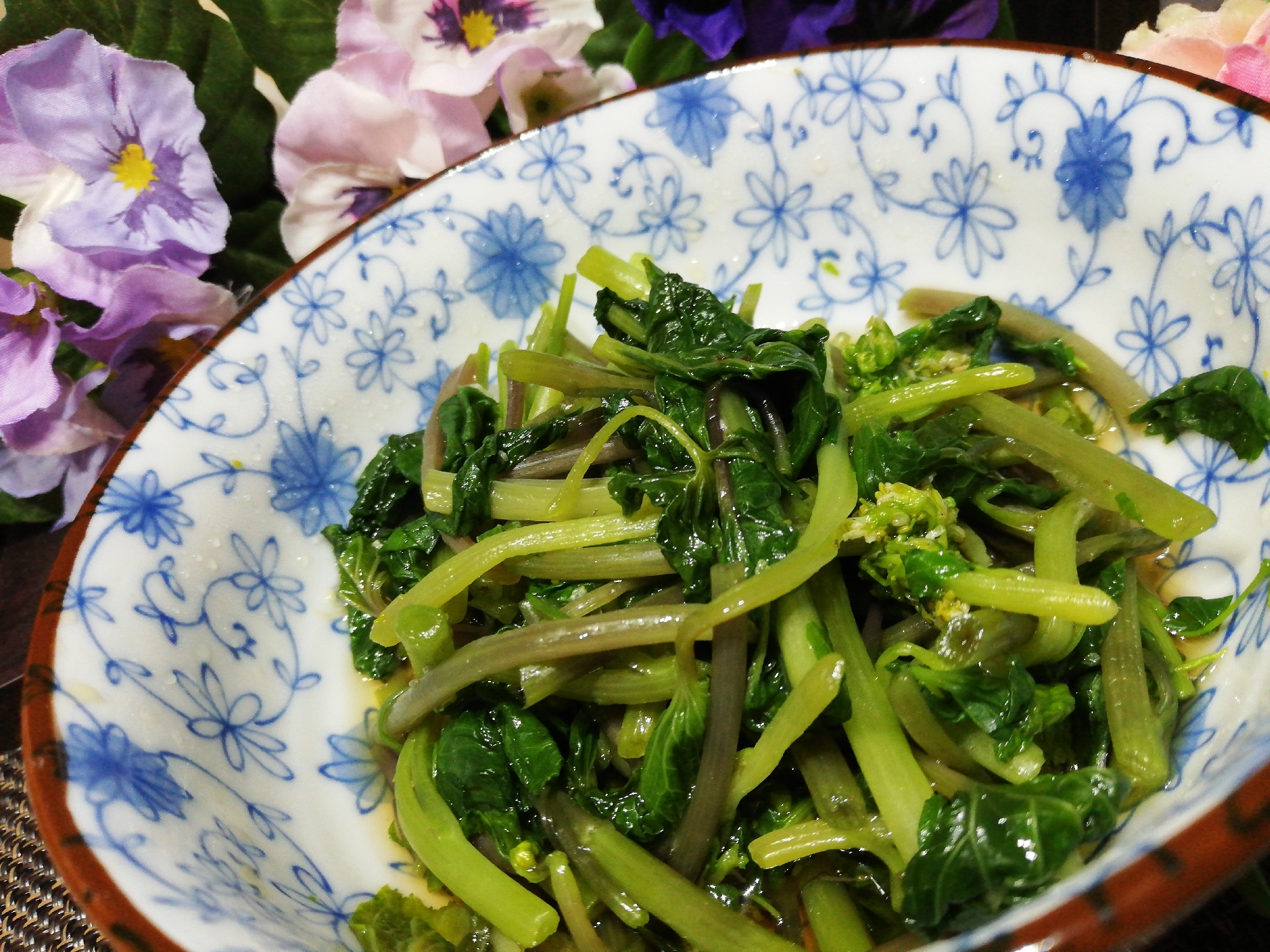 おつまみにも最適 花わさびのおひたし レシピ 作り方 By ゆめままかも 楽天レシピ