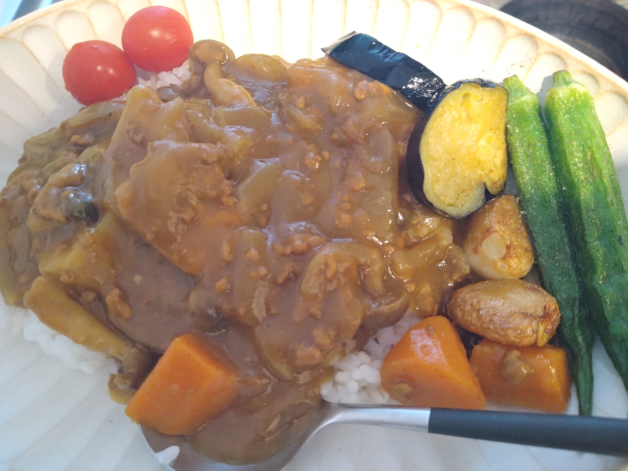 カレーのトッピングに★オクラの素揚げ