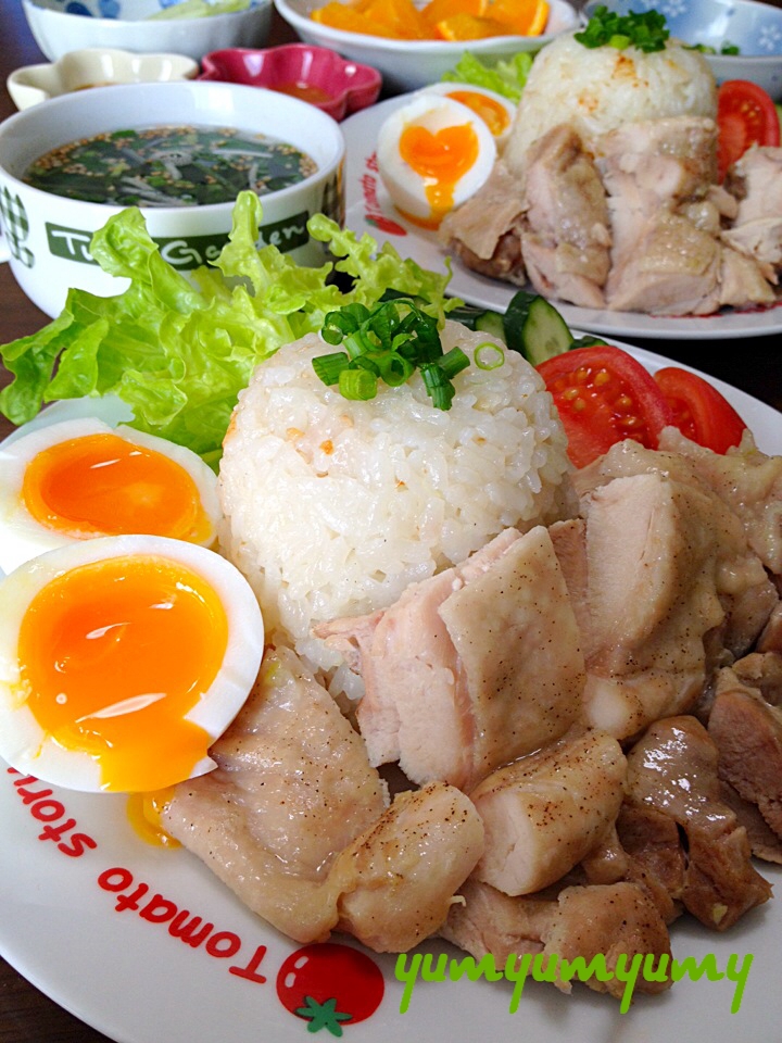 カオマンガイです☆炊飯器で簡単！ほろほろ＆うまうま
