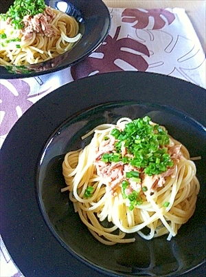 ツナのレモン風味パスタ