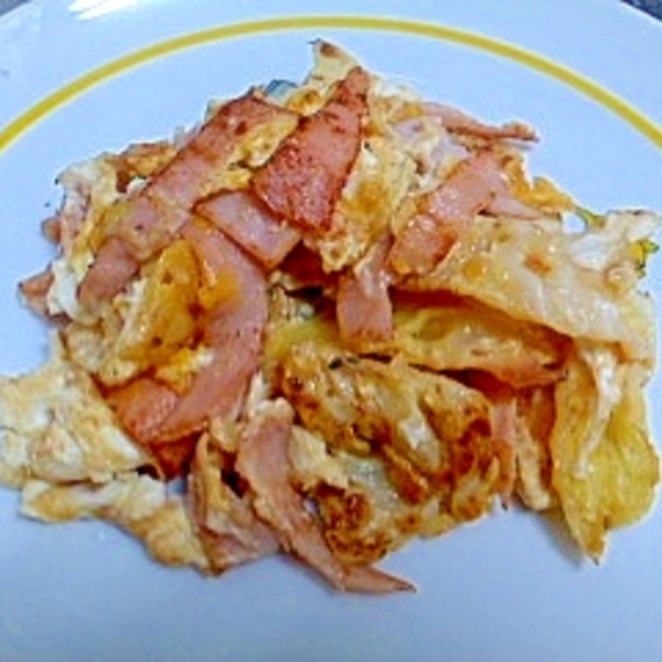 スライスハムとキャベツとたまごの炒め物 レシピ 作り方 By イ シュリー 楽天レシピ スライスハムとキャベツとたまごの炒め物 レシピ 作り方 By イ シュリー 楽天レシピ