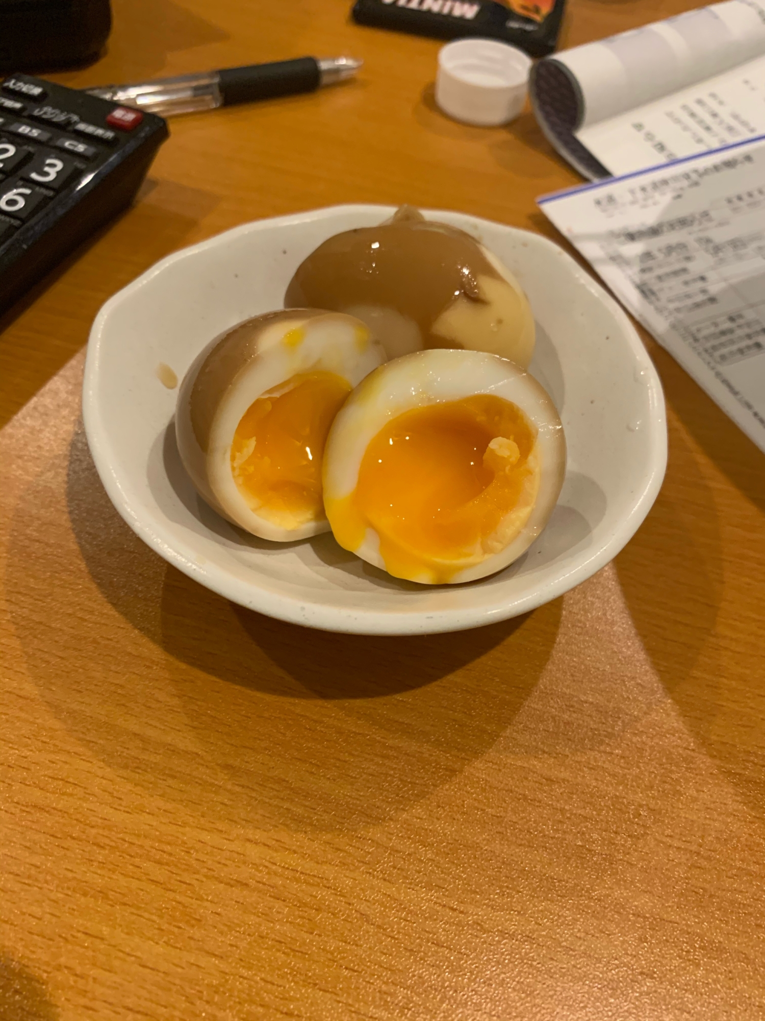 おつまみ味玉！