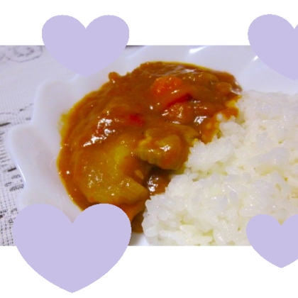 まるでカレーみたいな♪節約ハヤシライスෆ˚*