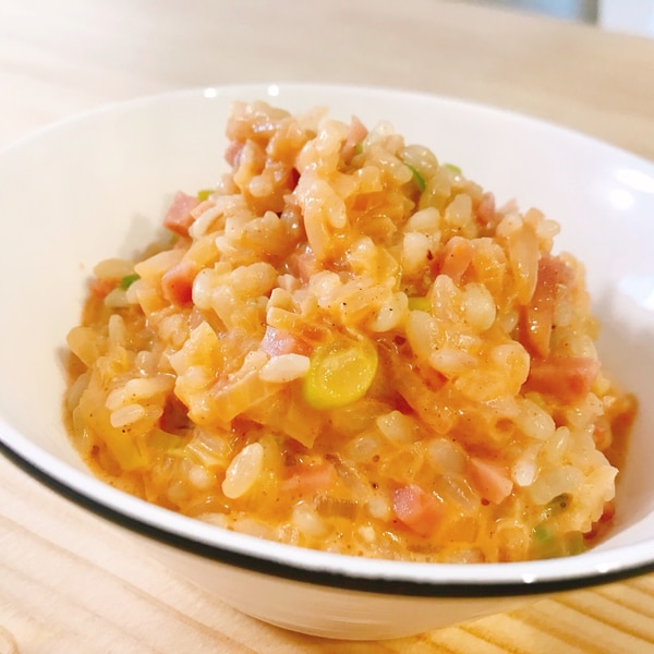 冷やご飯deピリリと辛い韓国風チーズリゾット レシピ 作り方 By ずん 楽天レシピ 冷やご飯deピリリと辛い韓国風チーズリゾット レシピ 作り方 By ずん 楽天レシピ