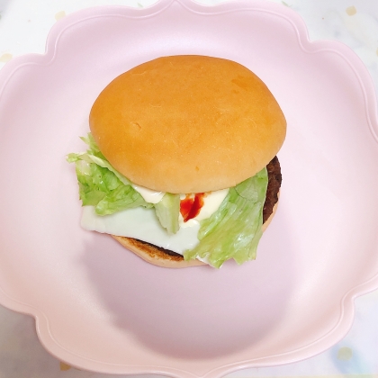 ハンバーグトーストサンドその3