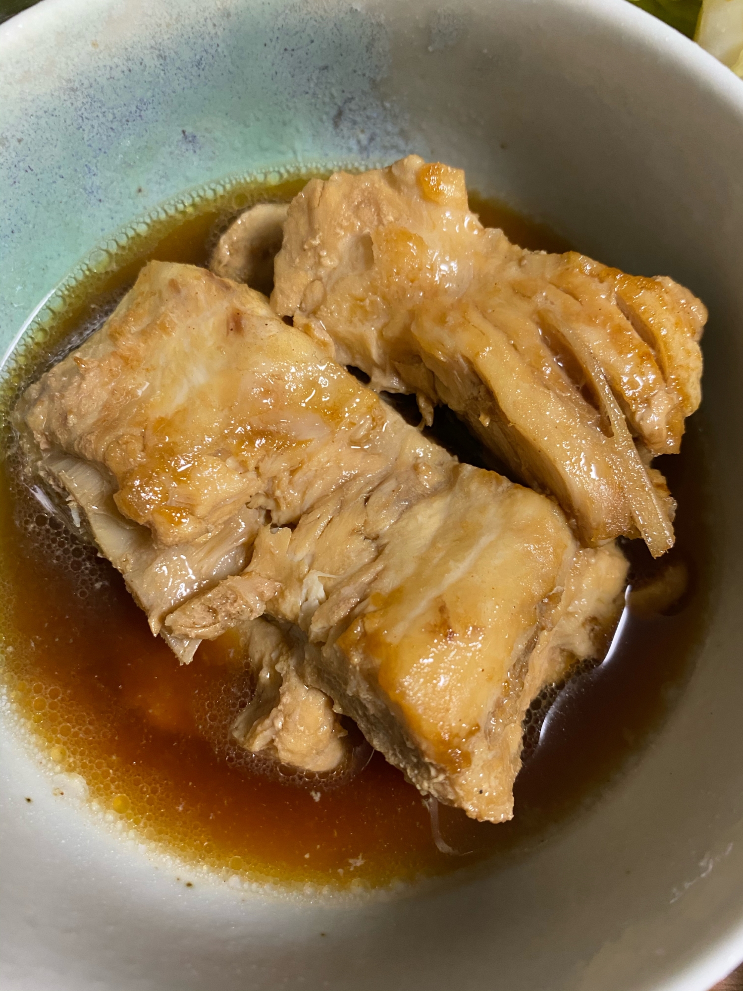 メカジキほほ肉の煮物