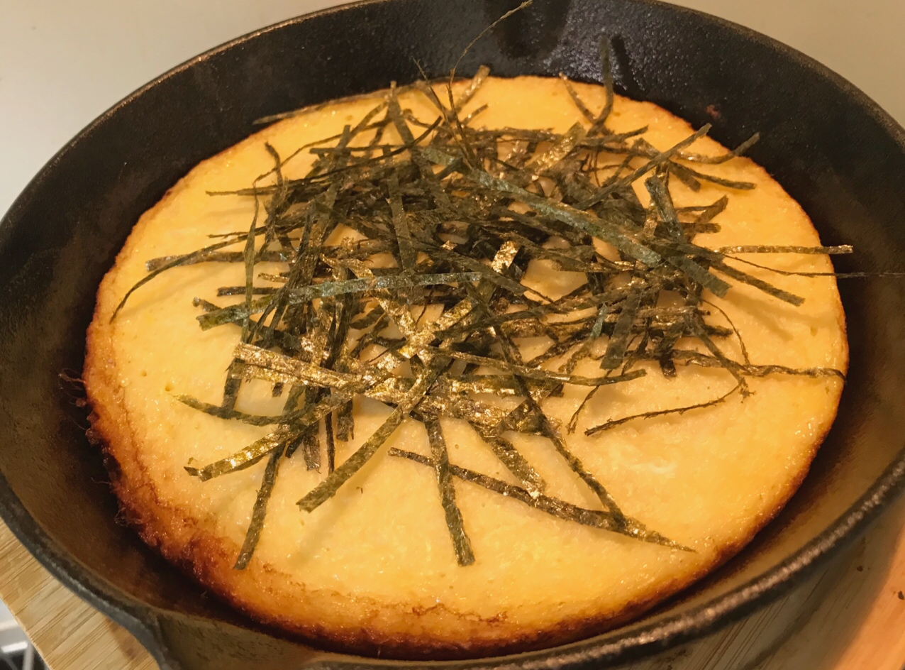 めんつゆで簡単ふんわり山芋鉄板☆