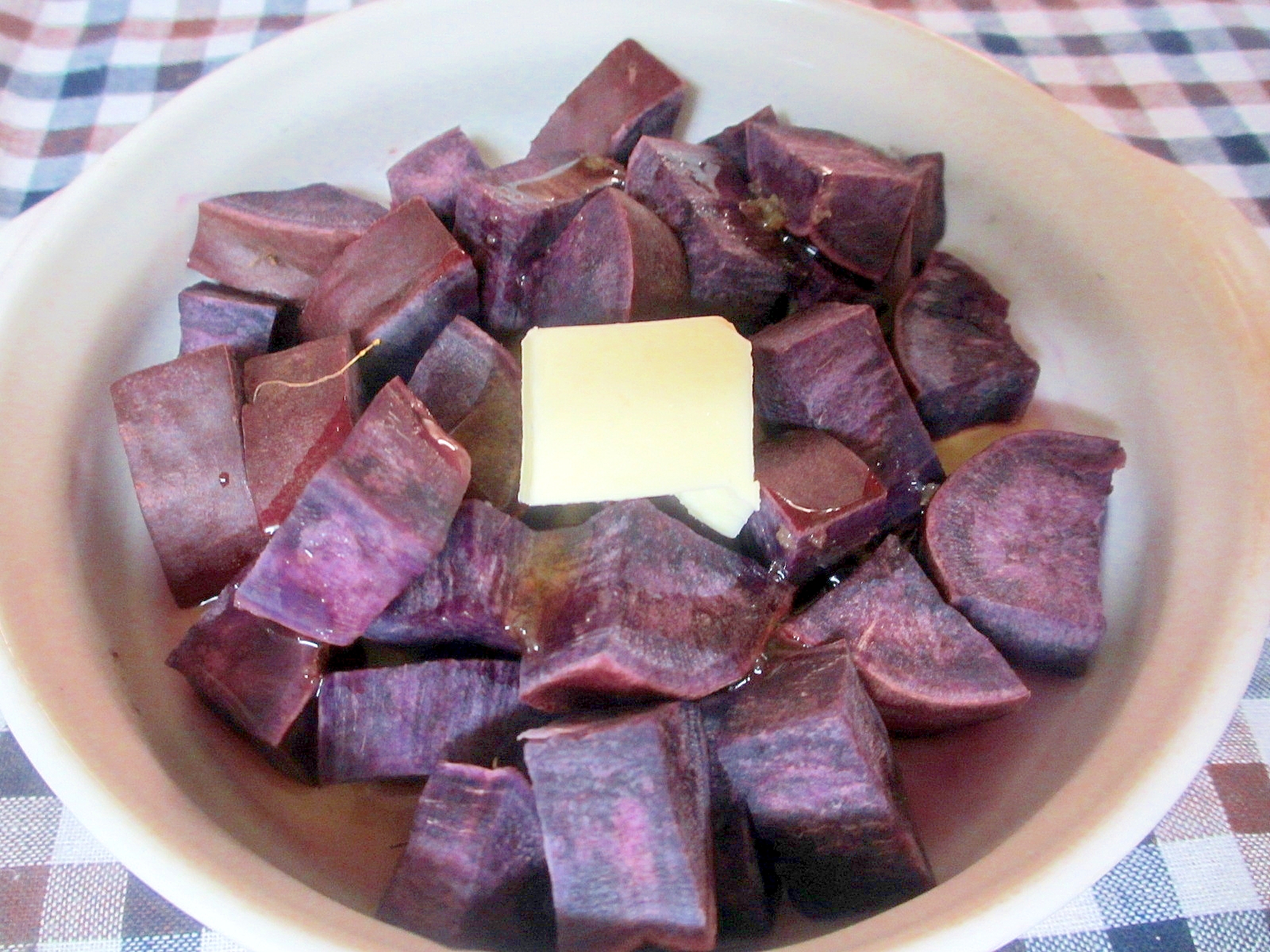 紫芋のはちみつバター