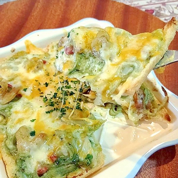 油揚げdeシーフードピザ♪