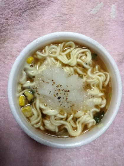 インスタントで☆おろし味噌ラーメン