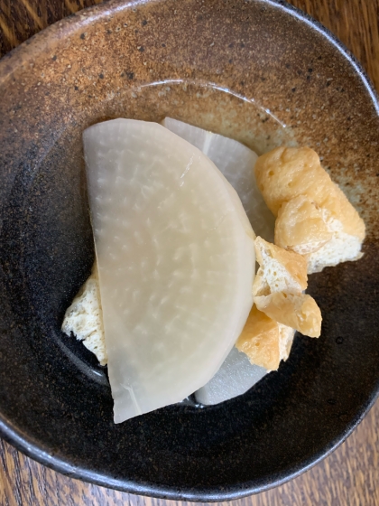 油揚げがいい味出して美味しかったです(*^^*)