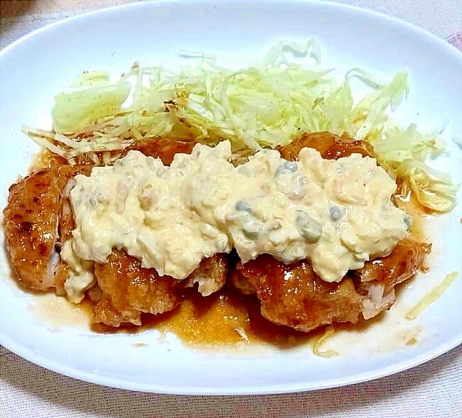 ケイパー入りタルタルソースのチキン南蛮