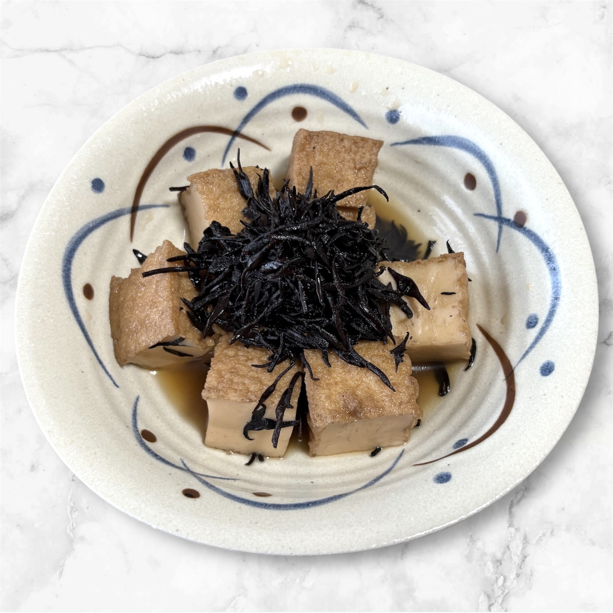 厚揚げひじき煮