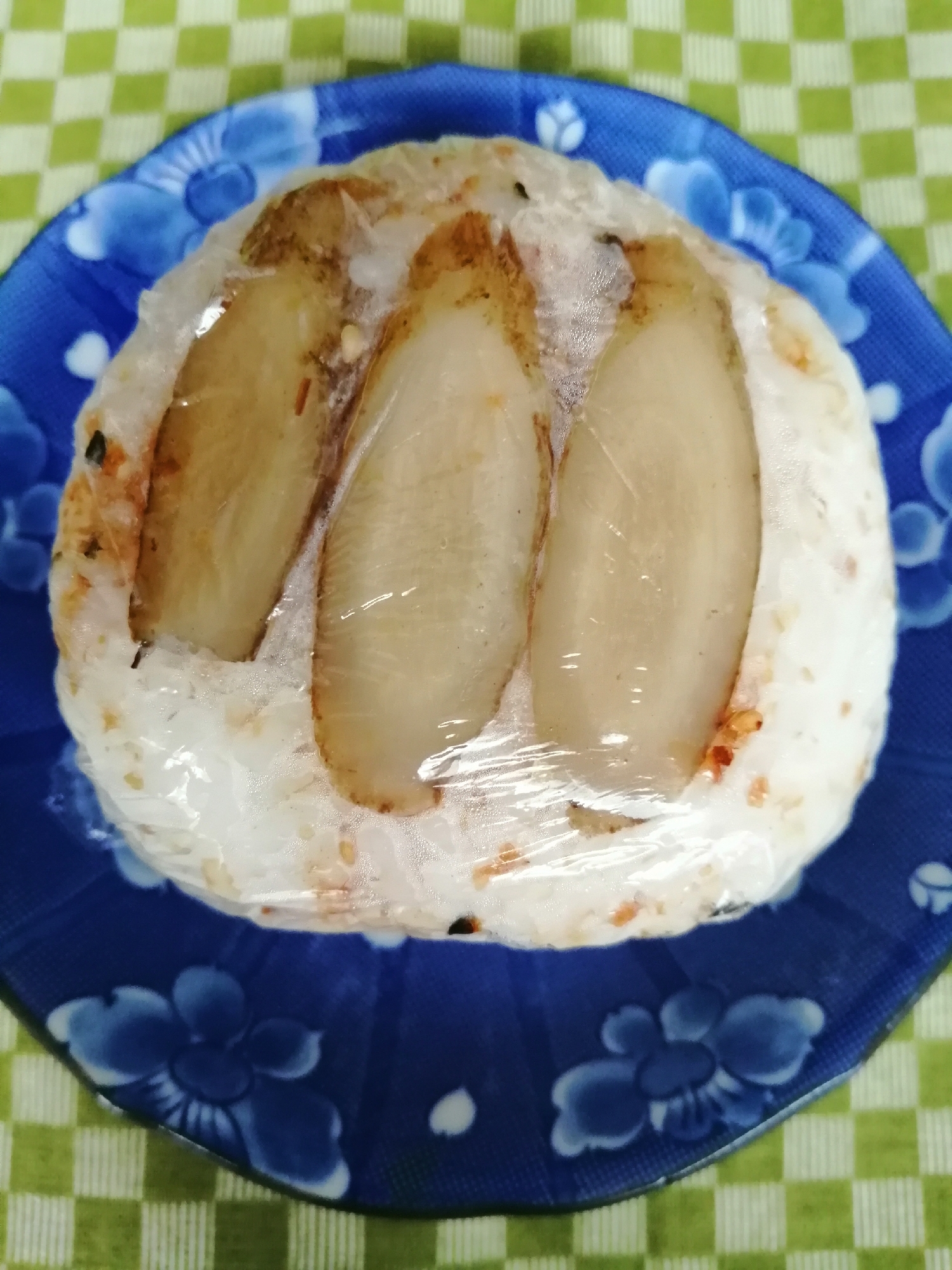 ごぼうの煮物のおにぎり