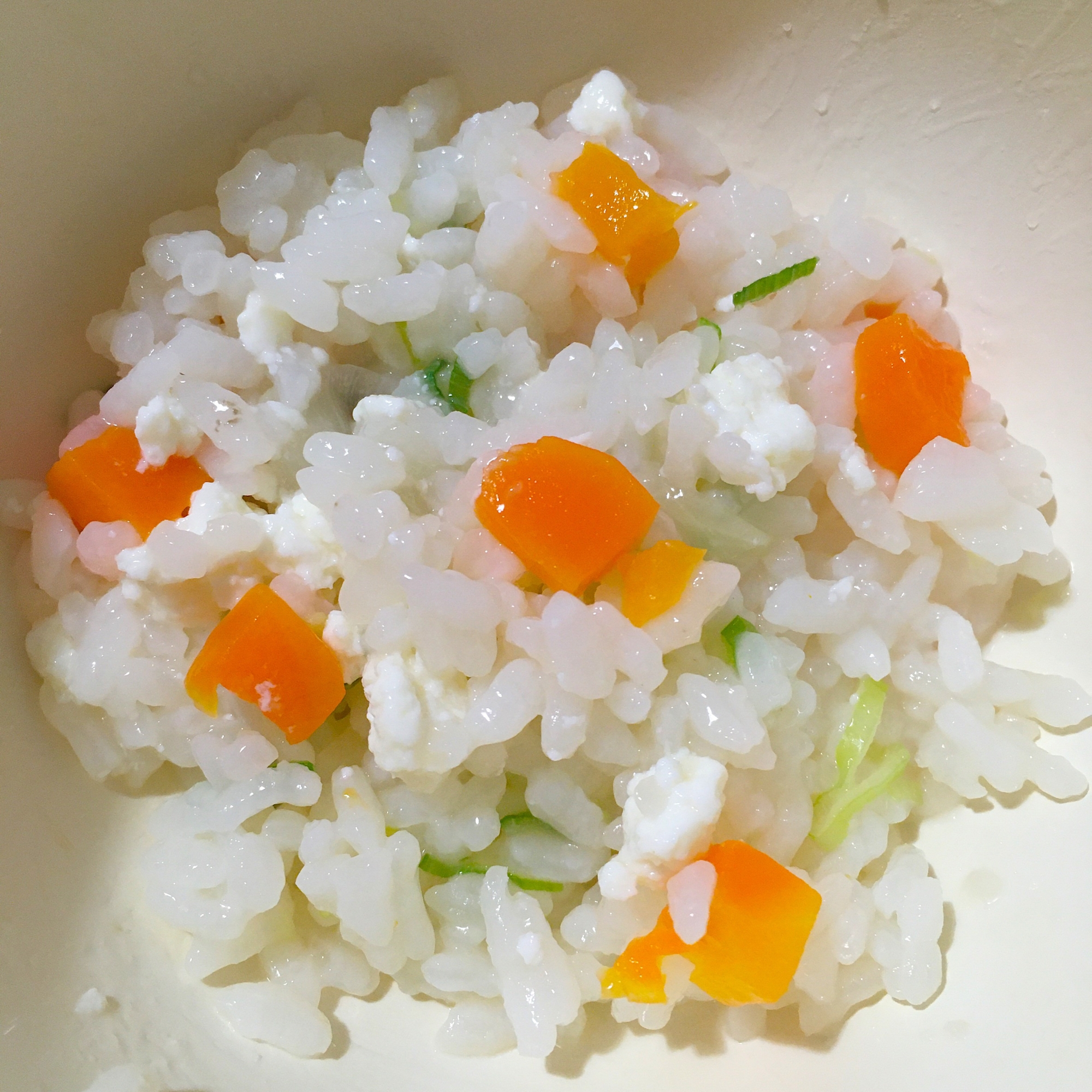 《離乳食完了期》チーズ入り野菜リゾット風混ぜご飯