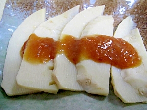 柚子風味＊竹の子の酢味噌田楽