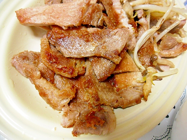 豚肉のぬか漬けステーキ　トンテキ