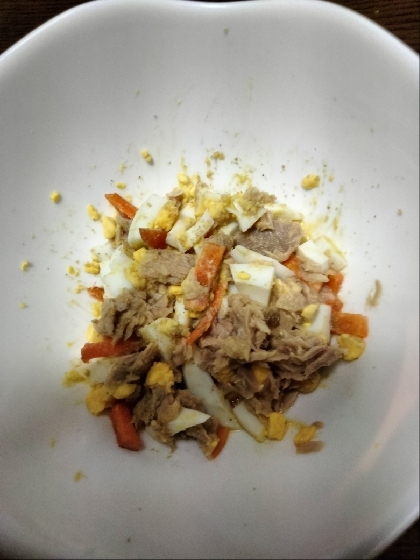 ツナと人参卵のサラダ