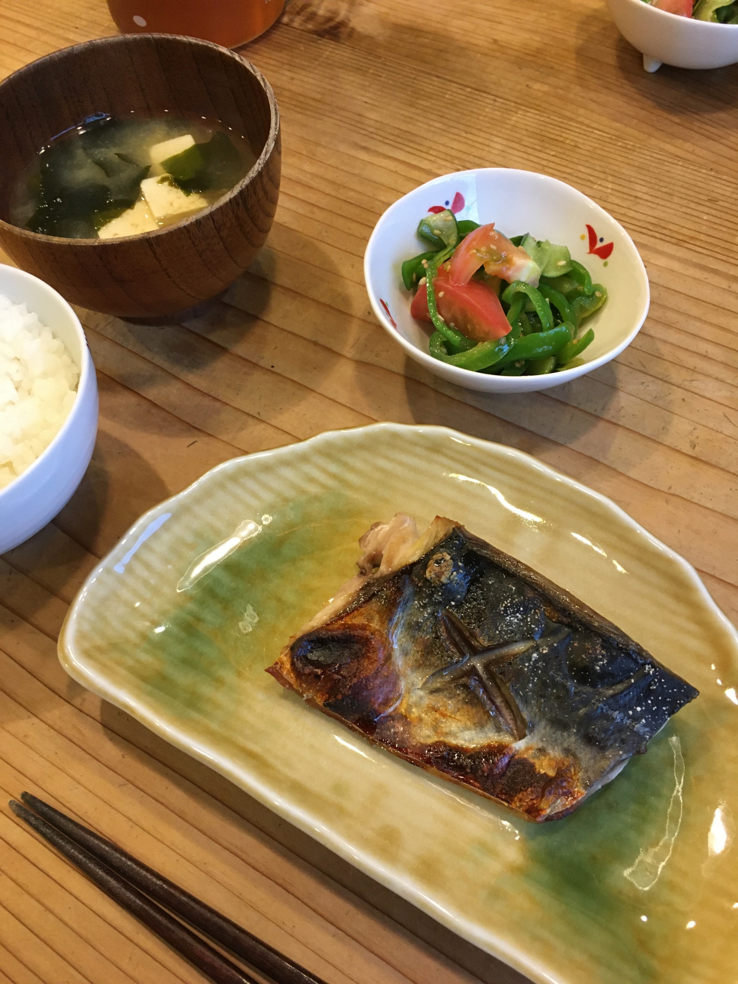 魚嫌いのお子様に！骨取りサバの塩焼き