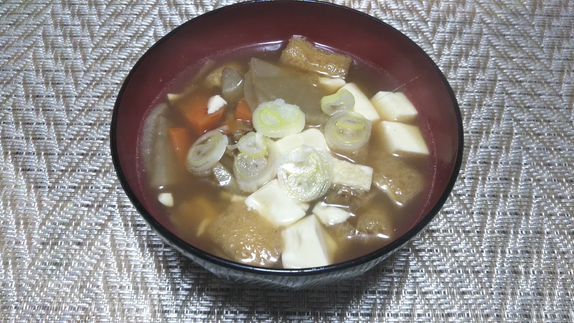 根菜と豆腐のけんちん汁風☆