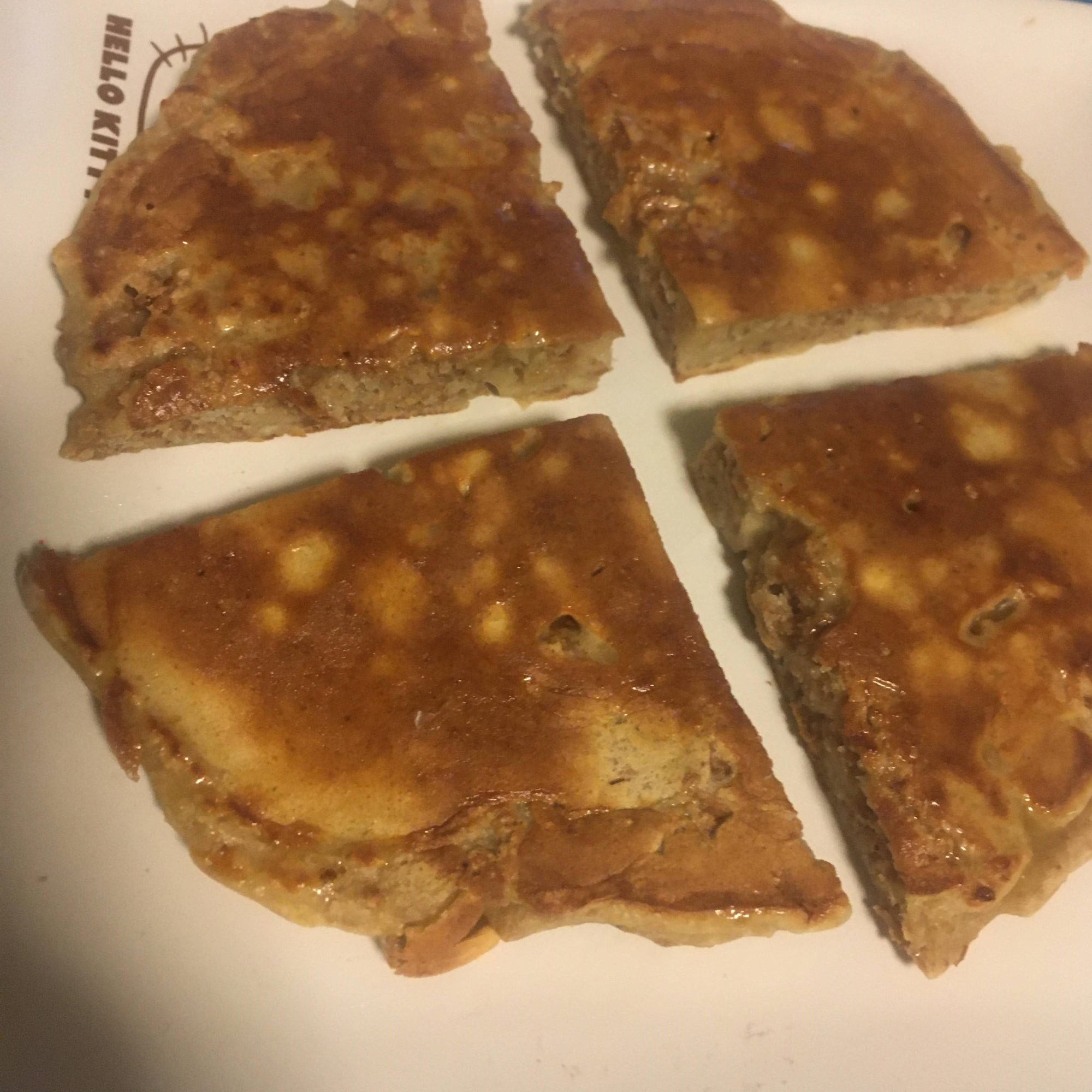 玄米フレークのパンケーキ クリスマスに