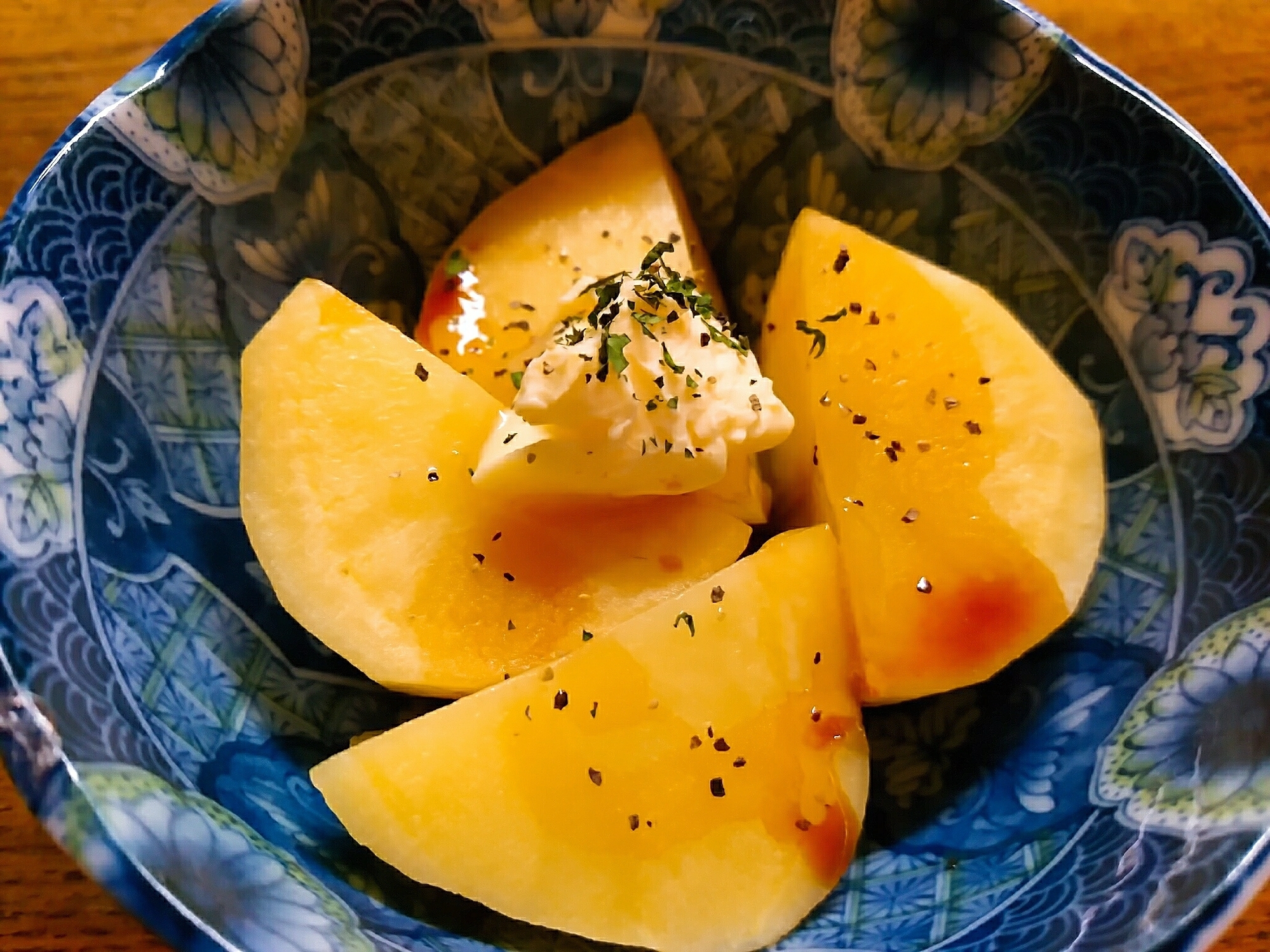 レンジでじゃがバター醤油