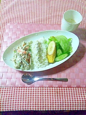 ヨウサマの『タニタ式』ダイエット食ゴボウサラダ丼