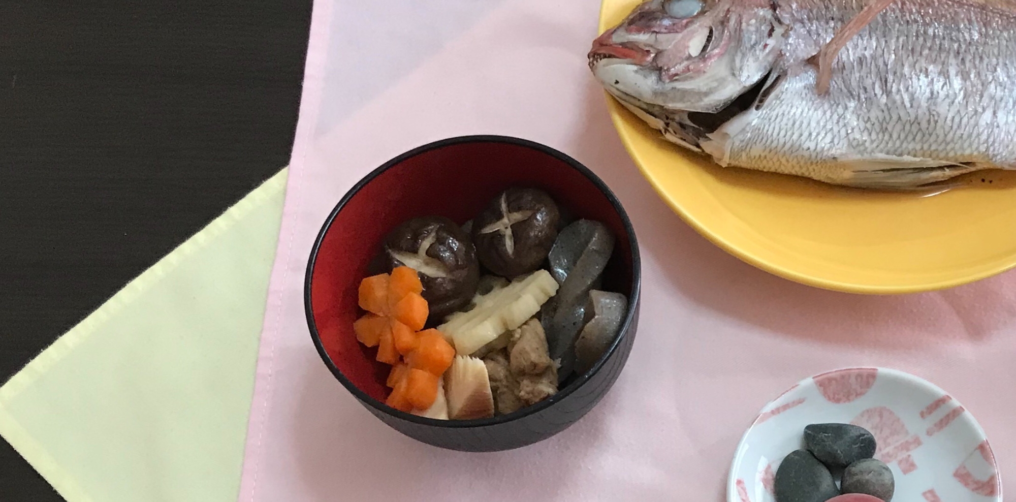 お食い初めの筑前煮