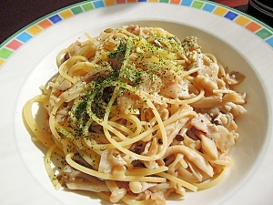 絶品❤塩麹きのことベーコンのパスタ