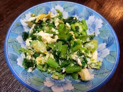 のらぼう菜を使って作りました。あっさりと美味しかったです。副菜の一品に簡単に出来ました。