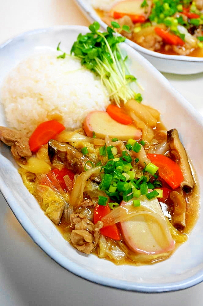 レンゲで食べて欲しい・身も心も温たまる！中華丼