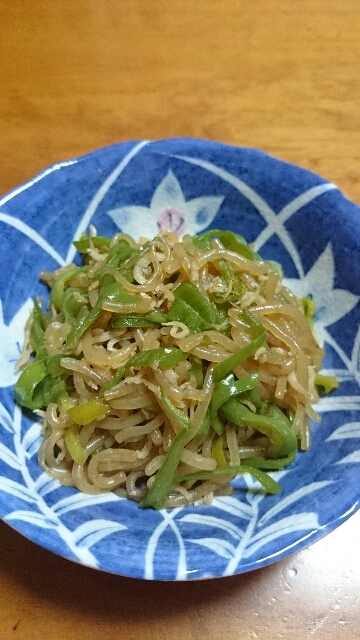 しらたきとじゃこの炒め煮