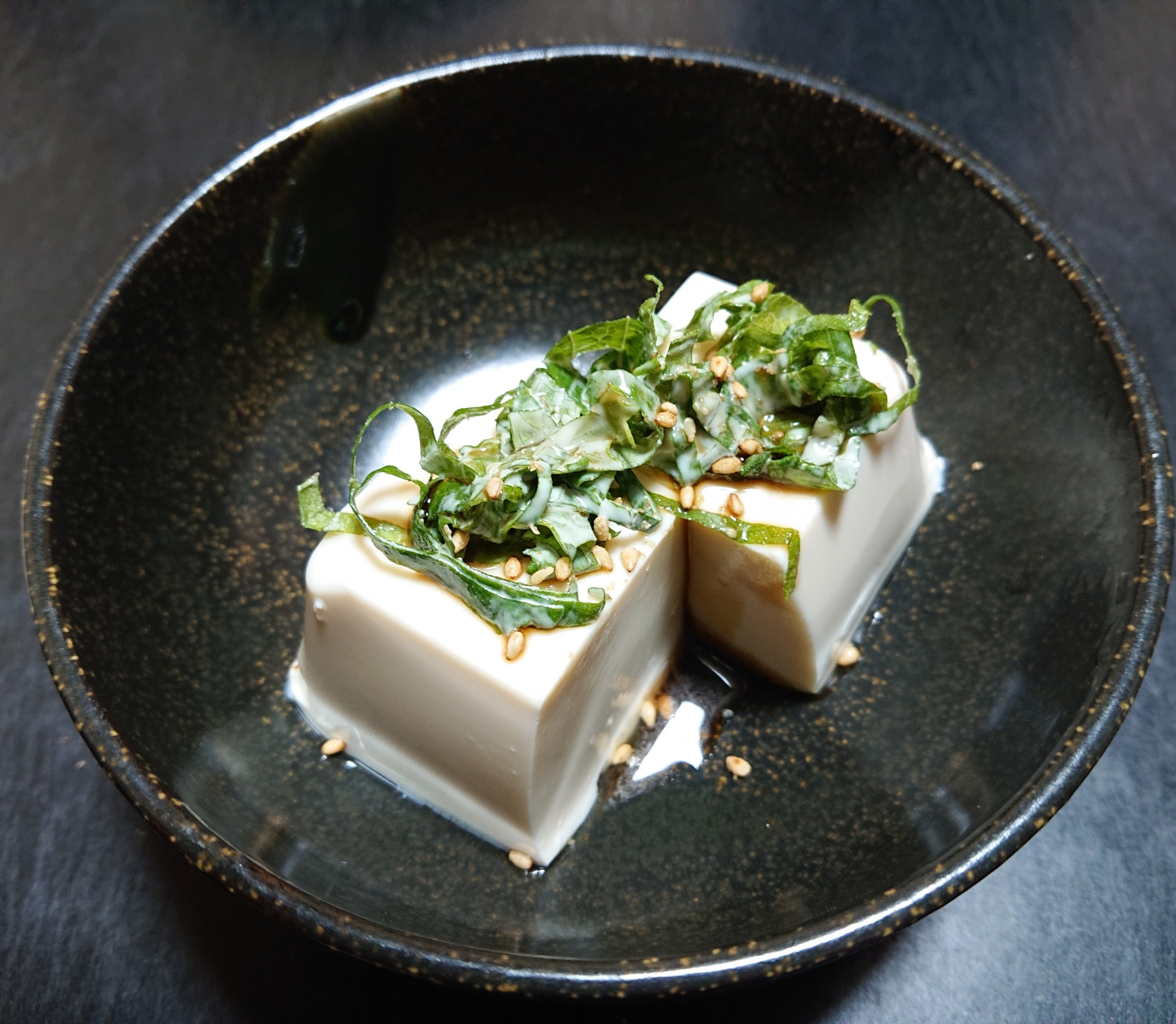 大人の大葉冷奴