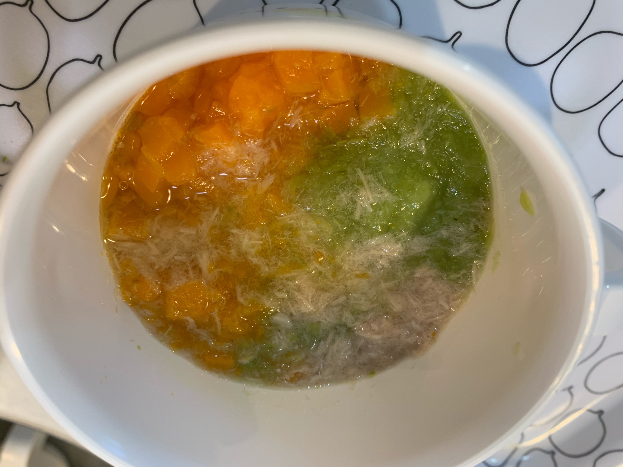 離乳食中期☆ツナとにんじんキャベツスープ