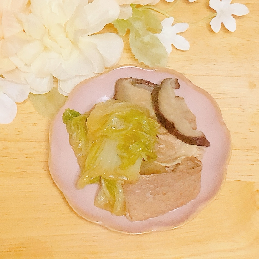 豚肉白菜きのこの煮物♪ْ˖⋆