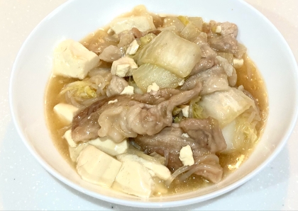 とろ〜り♡白菜・豚肉・豆腐のあんかけ煮